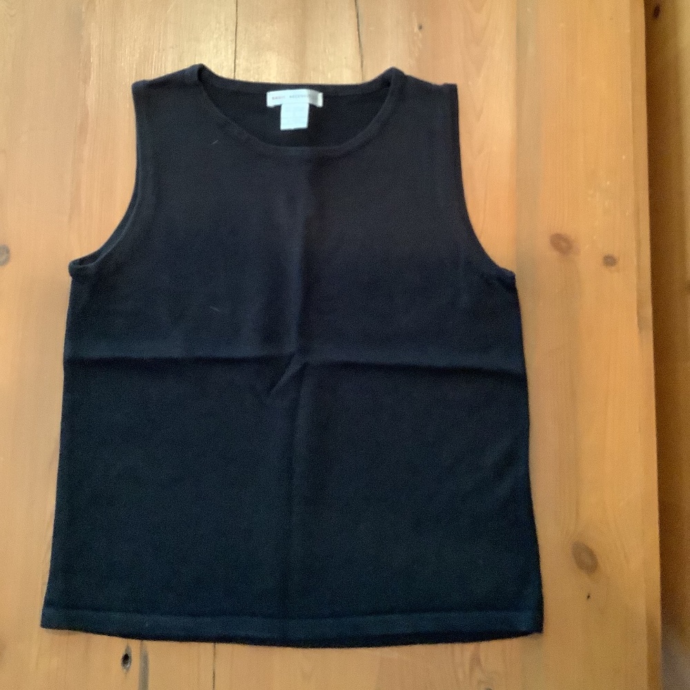 Nwot. Basic Necessities. Solid Black Crew Neck Sl… - image 2